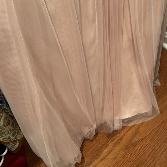 028 Bill Levcoff Bridesmaid Blush Pink formal prom - Picture 6 of 10
